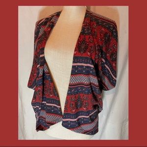 Women’s Timing Mini Poncho/Cardigan Sweater